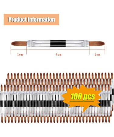 Holzsammlung 100 Pcs/Set Lip Brushes Disposable Lip Brush Lipgloss Soft Liner Brushes Lipstick Concealer Brushes Double Head Travel Makeup Lip Applicator Wands Cosmetic Tool Kits #13 - Buy Online on GoSupps.com