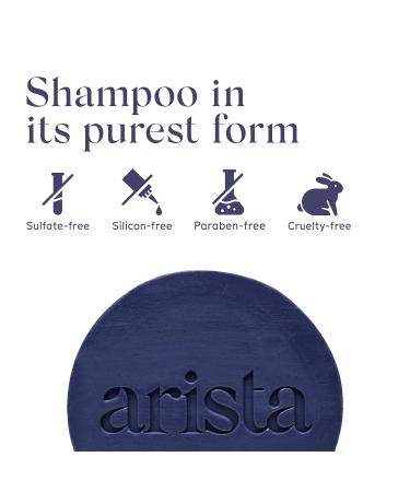 Arista Purple Shampoo Bar with Amla Fruit Powder & Castor Oil - Moisturizing Solid Shampoo for Grey Hair - Buy Online on GoSupps.com