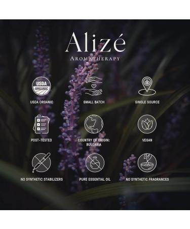 Aliz Aromatherapy Pure Lavender Essential Oil 100% Organic USDA Certified Lavender Essential Oil Pure for Diffusers for Home Aromatherapy Oil Diffuser Oils Scents Organic Oil 10ml-0.33 fl oz - Buy Online on GoSupps.com
