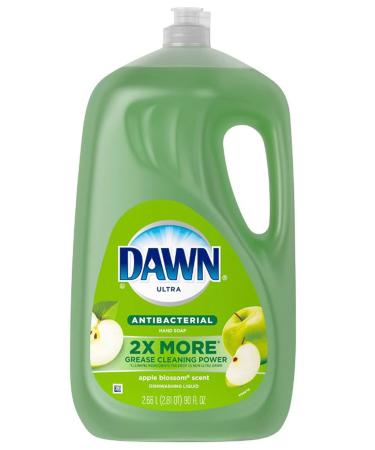 Dawn Ultra Antibacterial Apple blossom Dishwashing liquid Hand Soap 90 FL OZ 90 Ounce