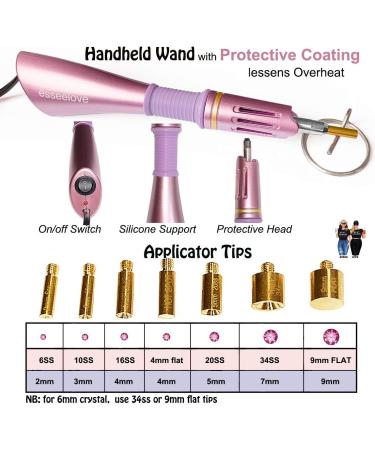 Hotfix Applicator Tool Kit with 5679 pcs Rhinestones DIY Setter & Bedazzler Set with 12 Colors & Gem Picker - Buy Online on GoSupps.com