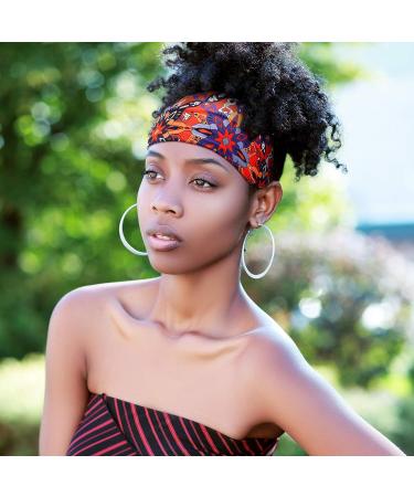 WILLBOND 9-Piece African Headbands - Boho Print Hairband Set for Women & Girls - Elastic Turban for Yoga, Sports & Workouts (Chic Pattern) - Buy Online on GoSupps.com
