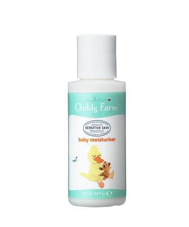 Childs Farm Lotion hydratante pour b b | L g rement parfum e | Peau sensible | Convient aux nouveau-n s | Format voyage | 50 ml (lot de 1) Transparent Hydratant pour b b