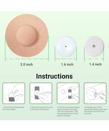 Buy Kovoq Freestyle Libre Sensor Protection Bowl & 10 Colorful Sensor Overpatches | CGM Glucose Monitor Accessories - Multiple Patterns Available - Buy Online on GoSupps.com
