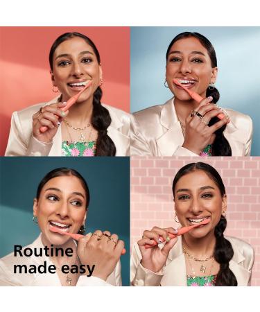 Buy Electric Toothbrush HY1100/56 (Light Pink) | Micro Vibrations Soft Bristles for Whiter Teeth - International Shipping - Buy Online on GoSupps.com