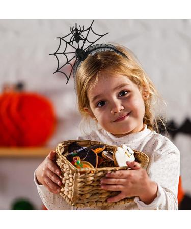 Halloween Headband Halloween Black Spider Hair Hoop for Kids Women Girls Halloween Party Headpiece Spider Web Head Boppers Spider Hair Accessories Halloween Headwear Halloween Costume Accessories - Buy Online on GoSupps.com