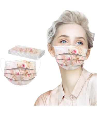 Winfer 50/100 Piece Disposable 3-Layer Mouth Protection | Breathable Colored Motif Masks for Men & Women | Bandana Scarves B-01 - International Shipping Available - Buy Online on GoSupps.com