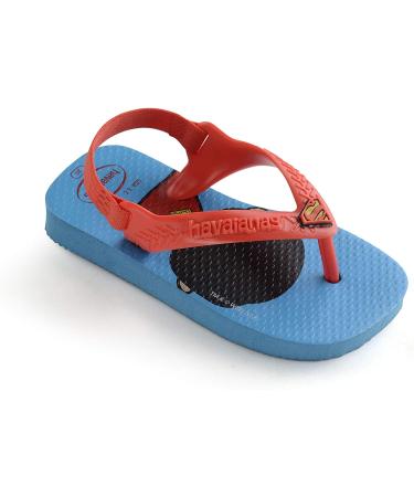 Havaianas Unisex Babies Heroes Walking Sandals 9C - Turquoise Strawberry - Buy Online on GoSupps.com