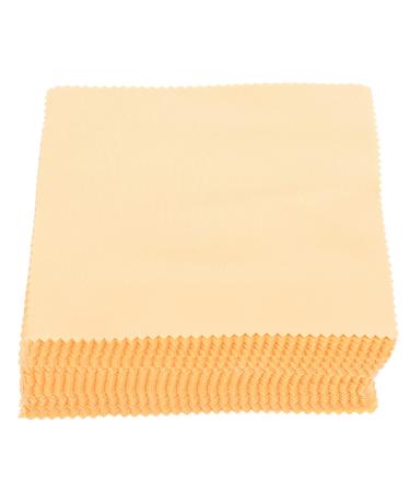 Healeved 100pcs Glasses Cleaning Cloth Lens Wiping Cloth Lens Wipes for Eyeglasses Glasses Wiping Cloths Window Cleaner Microfiber Glasses Cloths Fiber Cell Phone Electronic 17.5x14.5x0.2cm