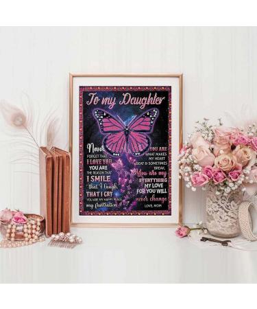 MALERON 5D Diamond Painting Kit 12x16 Inch - DIY Rhinestone Embroidery Drill Art for Christmas Home Decor - Perfect Gift for Kids and Adults (K-to Daughter) - Buy Online on GoSupps.com