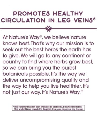 Nature's Way Varicare Premium Blend - Vegan Leg Vein Circulation Support (90 Tablets) - Buy Online on GoSupps.com