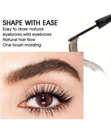 Tinted Brow Cream | Cream Brow Tint Gel - Nature Eyebrow Long Lasting No Smudge Nature Brow Tint with Brush for Women Riastvy 03 - Buy Online on GoSupps.com