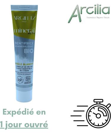 ARGILETZ Toothpaste 75ml ORGANIC with lemon distributed by DSTOCK60 - Buy Online on GoSupps.com