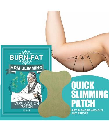 12Pcs Thin Arm Moxibustion Paste Slimming Down Hot Compress Stickers Slimming Product to Burn Fat Lose Weight Patch - Buy Online on GoSupps.com