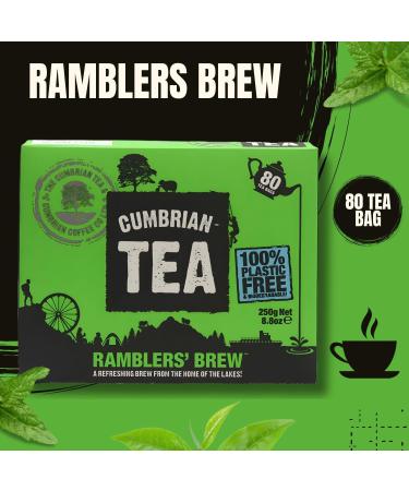 Cornish Black Tea Bags Box Pick N Mix | Choose From 5 Flavours | Smugglers Cumbrian Ramblers Essex Saxon Devon Discovery Decaffeinated - Pack of 2 X 80 TeaBags - Buy Online on GoSupps.com