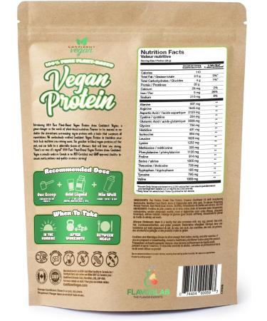 CONFIDENT VEGAN 100% Pure Plant-Based VEGAN PROTEIN Gluten Free No Added Sugar - 20g of Delicious Protein Per Serving CR ME BRULEE 2 Pound 30 Servings - Buy Online on GoSupps.com