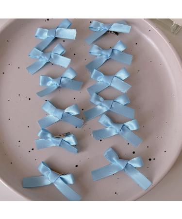 Muloo 2pieces Ribbon Bow Hair Clip Hair Barrette Hair Bow Headpieces Winter Bow French Barrette Headwear Hair Accessories Light Yellow - Buy Online on GoSupps.com