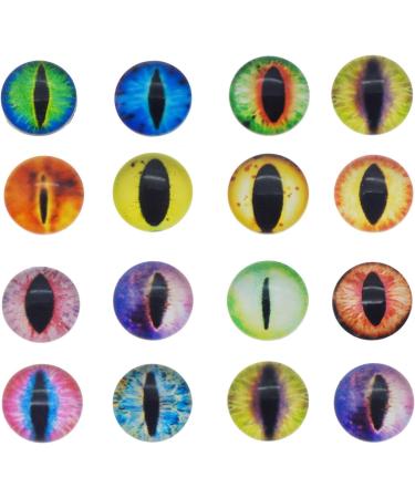 JJG 40PCS 20mm Dragon Eyes Glass Cabochon Set - Jewelry Findings for Pendants & Dolls - Buy Online on GoSupps.com