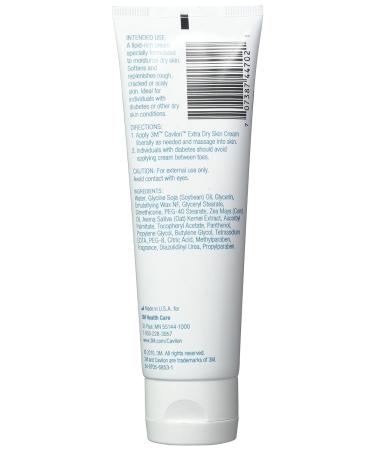 3M Cavilon Extra Dry Skin Cream 4 U.S. fl. oz. (118ml) - Moisturizing Cream for Dry Skin - Buy Online on GoSupps.com
