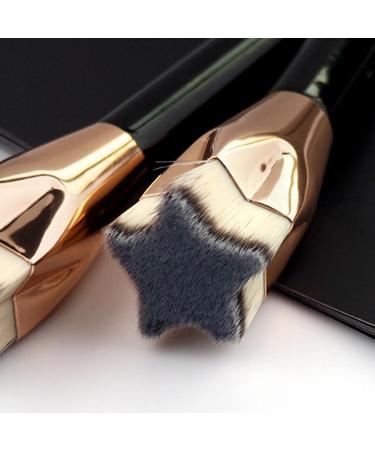 itrimaka Foundation Brush | Pentagram Shape Foundation Makeup Brush | Women Cosmetics Buffing Blending Brush with Ergonomic Handle for Business Trip Dating - Buy Online on GoSupps.com