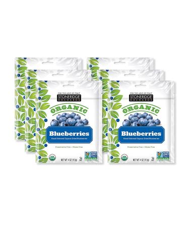 Stoneridge Orchards Organic Blueberries 4 oz - Premium Quality Dried Blueberries - Buy Online on GoSupps.com
