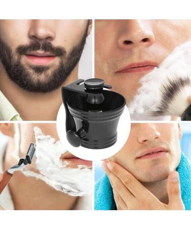 Crody Simplicity Men's Shaving Brush Set | Fashionable 3-Part Facial Cleaning Kit | Black Shaving Brush Soap & Shale | 11.5x11.5cm - Buy Online on GoSupps.com