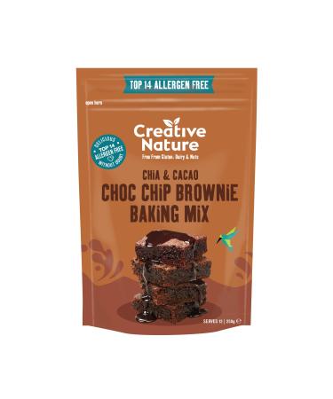 Creative Nature Gluten Free Cake Mix | Brownie Mix | Vegan & Free From Baking Mix | Gluten Free Nut Free Dairy Free & 100% Allergen Free | 250g - Buy Online on GoSupps.com