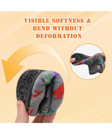 JOINFREE Baby Slippers with Non-Slip Rubber Sole for Toddlers - Greydinosaur - Size 7/7.5 UK - Buy Online on GoSupps.com