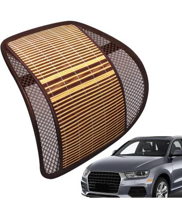 Car Lumbar Support | Portable Car Lumbar Cushion | Car Back Pillow Ventilated Cars Seat Backrest Compact Auto Lumbars Pillow for Driving Seat Travels Longrides Yellow - Buy Online on GoSupps.com