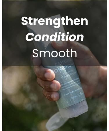 Mancave Caffeine Conditioner 200ml for Men | Encourage Healthy Hair Growth | Vegan-Friendly | Made in England | Recycled Plastic Tube | 200ml - Buy Online on GoSupps.com