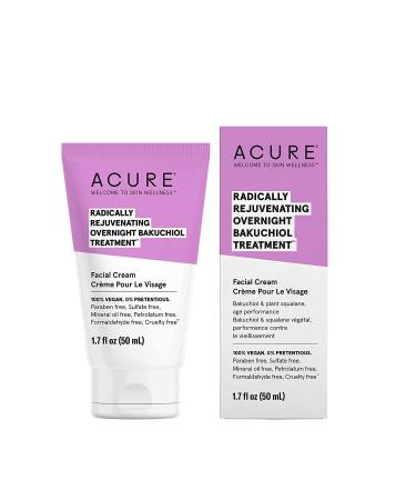Acure Bakuchiol Overnight Treatment 1.7 fl oz - Anti-Aging Rejuvenation - Buy Online on GoSupps.com