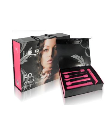 Buy Curling Iron 5P with Interchangeable Barrel - 5 Sizes in Pink | Best International Shipping - Buy Online on GoSupps.com