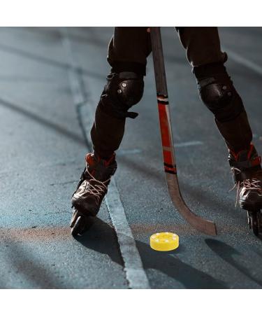 ABOOFAN Yellow Roller Hockey Puck - Inline & Street Hockey Training Equipment - International Shipping Available - Buy Online on GoSupps.com
