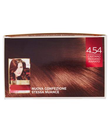 EXCELLANCE N.4.54 Castano Mogano Ramato Hair Dye - Vibrant International Shipping Available - Buy Online on GoSupps.com