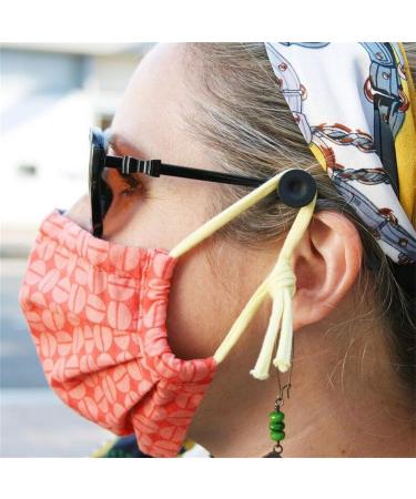 Adjustable Mask Holder Ear Hooks for Glasses | 2 Pairs - Ears Relief & Comfort - Buy Online on GoSupps.com