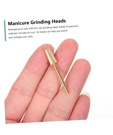 FUNOMOCYA Nail Polisher Nails Polish Nail Art Supplies Nails Gel Remover Nail Grinding Tools Polishing Head Nail Grinder Replacement Nail Art Drill Bits Carbide Nail Drill Bit Tungsten Steel - Buy Online on GoSupps.com