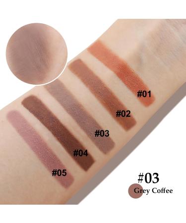 Matte Eyeshadow Pencil Crayon - Waterproof Cream Eye Shadow Stick for Women | Smudge-Proof 3D Eye Makeup 03 - Buy Online on GoSupps.com