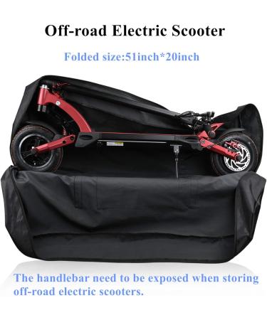 SUNELFFY Electric Scooter Carrying Bag - Foldable E-Scooter Storage Accessory for Mijia M365/Pro & Xiaomi Segway - Heavy Duty Handbag for Transport - Black - Buy Online on GoSupps.com