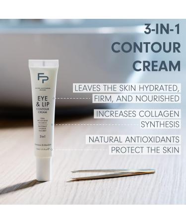 3 in 1 Eye & Lip Contour Cream | Firming & Moisturizing All Natural Skin Care for Eyes & Lips | 15 ml - International Shipping Available - Buy Online on GoSupps.com