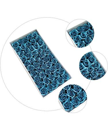 TOPBATHY 50pcs Valentine's Day Rose Bath Gifts Bath Soap Rose House Gifts Mothers Day Soap Rose Soap Rose Petals Rose Gifts Home Decor Valentine's Day Gifts Gift Box Corn Starch Artificial Navy 7X4.5CM - Buy Online on GoSupps.com