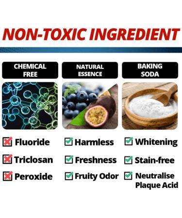 Buy Baking Soda Passion Fruit Whitening Toothpaste | Intensive Stain Removal & Gum Care | Fast International Shipping - Buy Online on GoSupps.com