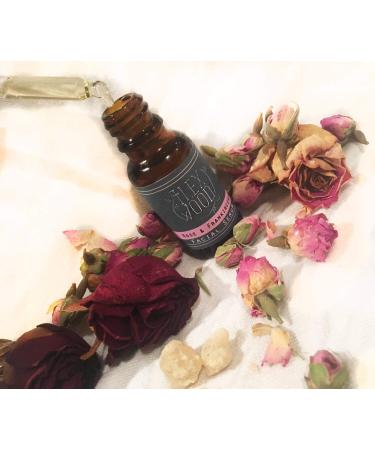 The Ilex Wood - Rose and Frankincense Face Serum - 100% Natural Vegan Moisturising Anti Ageing Wrinkle & Line Reducing Ingredients Cruelty Free Palm Oil Free Plastic Free Handcrafted - 20ml - Buy Online on GoSupps.com