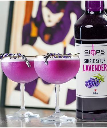 Simps Modern Beverage Lavender Syrup Coffee Syrup 946 mL - Buy Online on GoSupps.com