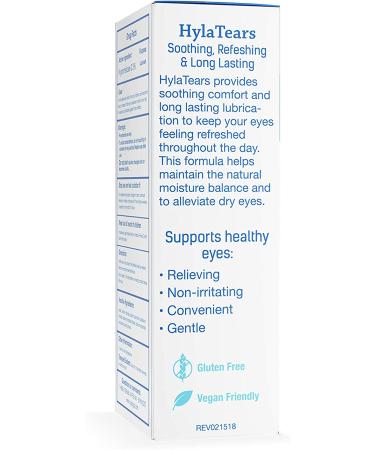 Hyalogic HylaTears Eye Drops - 0.67 fl oz for Dry Eyes Relief | Hydrating Lubricant - Buy Online on GoSupps.com