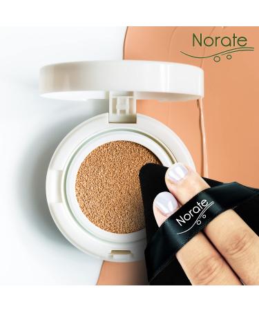 4-Piece Soft Velour Triangle Powder Puff Set for Face & Body | Makeup Tool for Foundation & Setting Powder - Black - Buy Online on GoSupps.com