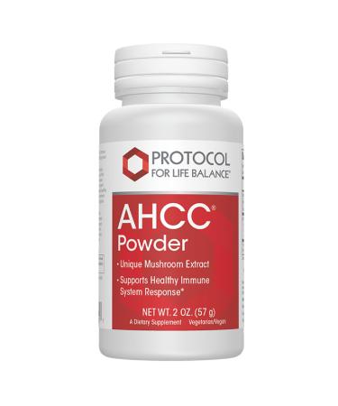 Protocol AHCC Powder - Liver & Immune Support Supplement* - May Also Aid Stress & Healthy Cell Cycle Function* - Made with Mushroom Mycelia Extract - Vegan & Dairy Free - 2 oz