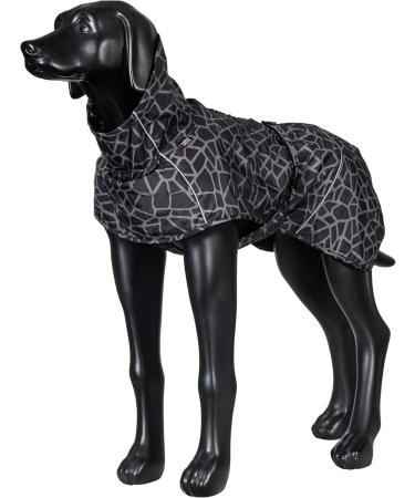 Rukka Pets Hayton Warm Dog Raincoat - Waterproof Stylish & Durable | Black Size 30 - Buy Online on GoSupps.com