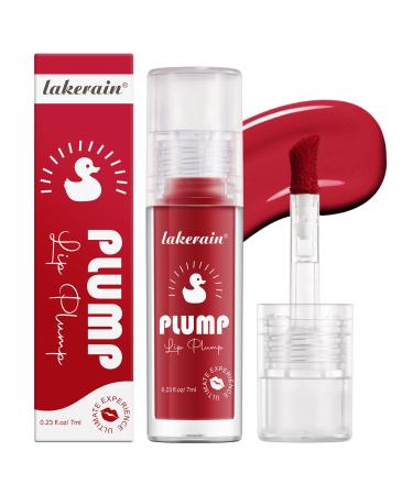NICEFACE High-Pigment Lip Plumping Gloss Hydrating & Moisturizing Lip Balm with Long-Lasting High-Shine Natural Tinted Formula for Fuller Lips (Cherry) #6 Cherry