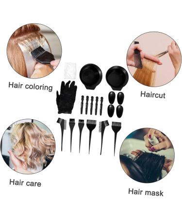 FRCOLOR 1 Set Hair Coloring Tools Hair Dye Applicator Hairdressing Combs Hair Tinting Bowl Hair Treatment Shawls Hair Coloring Tinting Brush Cosmetic Plastic Hair Color Brush - Buy Online on GoSupps.com