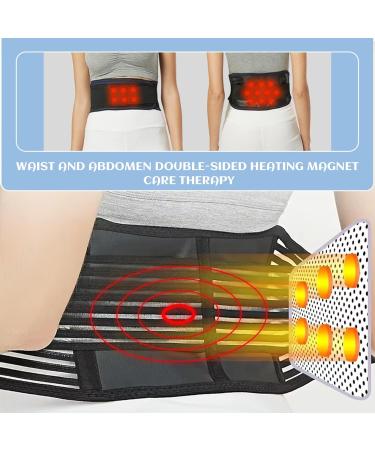 Back Support Belt for Men and Women Self Heating Supportive Lower Back Brace XL Breathable Lumbar Support Belt with Straps Back Belt - Buy Online on GoSupps.com